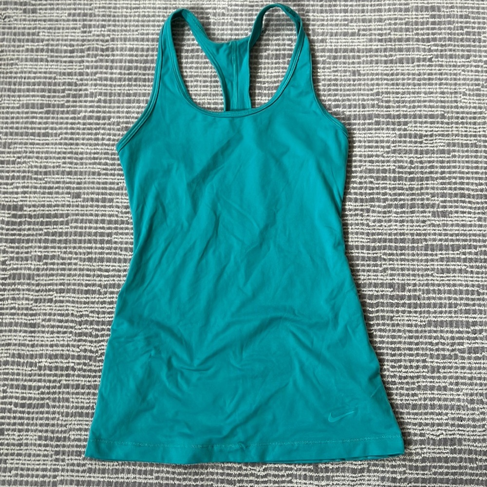 Nike dri-fit turquoise blue work out tank,xs